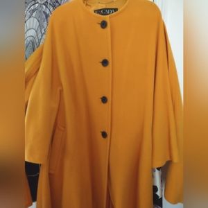 Escada by Margaretha Ley Women’s Cape Coat Sz 38